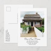 Nieuwe verandering van het Huis van de Foto van he Aankondigingskaart (Voorkant / Achterkant)