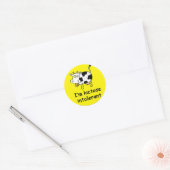 *Nieuwe verfijnde versie beschikbaar* Ronde Sticker (Envelop)