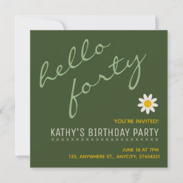 Nieuwe verjaardagsfeest uitnodiging | Maatwerk kaa