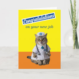 Nieuwe Verpleegkundige Arts Gefeliciteerd met nieu Kaart