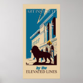 Nieuwe verticale banner van Retro art institute Ch Poster (Voorkant)
