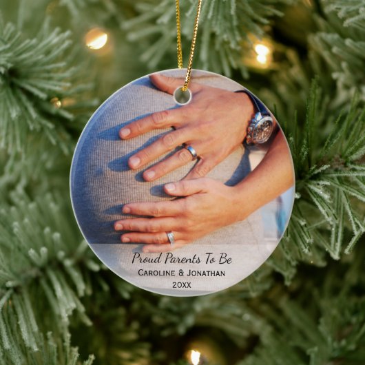 Nieuwe verwachting dat ouders een eenvoudige klass keramisch ornament (Boom)