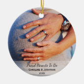 Nieuwe verwachting dat ouders een eenvoudige klass keramisch ornament (Voorkant)