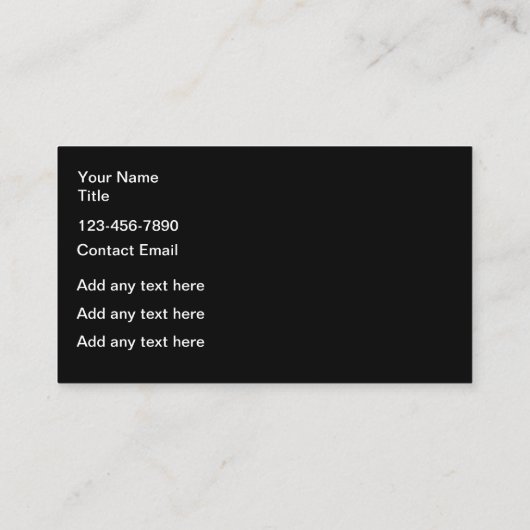 Nieuwe Visitekaartjes van het Automotive Repair Ce (Achterkant)