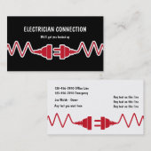 Nieuwe Visitekaartjes voor elektricien (Voorkant / Achterkant)