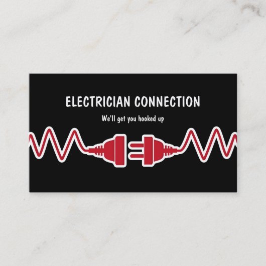 Nieuwe Visitekaartjes voor elektricien (Voorkant)