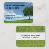 Nieuwe Visitekaartjes voor grassen en landschapsar (Voorkant / Achterkant)