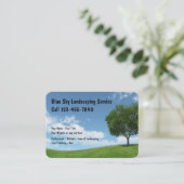 Nieuwe Visitekaartjes voor grassen en landschapsar (Staand voorkant)