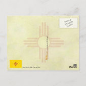 Nieuwe vlag en zegel van Mexico Briefkaart (Achterkant)