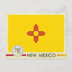 Nieuwe vlag en zegel van Mexico Briefkaart