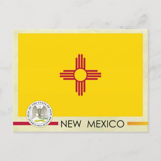 Nieuwe vlag en zegel van Mexico Briefkaart (Voorkant)
