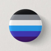 Nieuwe vlag van Aroace Pride Ronde Button 3,2 Cm (Voorkant)
