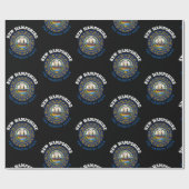 NIEUWE VLAG VAN DE STAAT HAMPSHIRE GRANITE CADEAUPAPIER (Vlak)