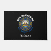NIEUWE VLAG VAN DE STAAT HAMPSHIRE GRANITE DEURMAT (Voorkant)