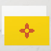 Nieuwe vlag van Mexico (VS-staat) Briefpapier (Voorkant / Achterkant)