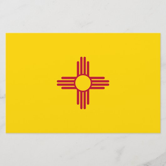 Nieuwe vlag van Mexico (VS-staat) Briefpapier (Voorkant)