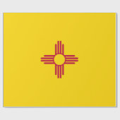 Nieuwe vlag van Mexico (VS-staat) Cadeaupapier (Vlak)