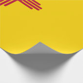 Nieuwe vlag van Mexico (VS-staat) Cadeaupapier (Hoek)