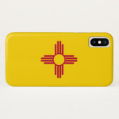 Nieuwe vlag van Mexico (VS-staat) Case-Mate iPhone Case (Achterkant (horizontaal))