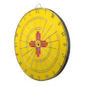 Nieuwe vlag van Mexico (VS-staat) Dartbord (Voorkant Rechts)