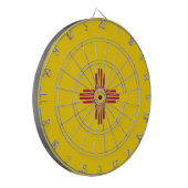 Nieuwe vlag van Mexico (VS-staat) Dartbord (Voorkant Links)