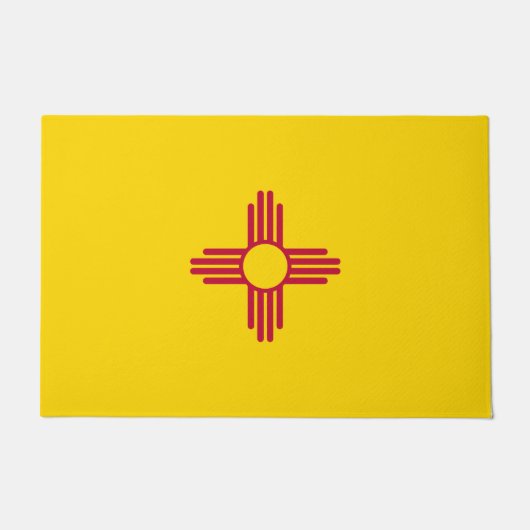 Nieuwe vlag van Mexico (VS-staat) Deurmat (Voorkant)