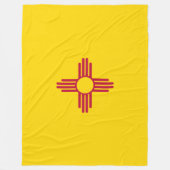 Nieuwe vlag van Mexico (VS-staat) Fleece Deken (Voorkant)