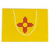 Nieuwe vlag van Mexico (VS-staat) Groot Cadeauzakje (Achterkant)