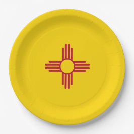 Nieuwe vlag van Mexico (VS-staat) Papieren Bordje