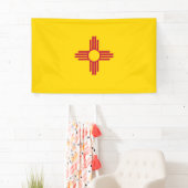 Nieuwe vlag van Mexico (VS-staat) Spandoek (Insitu)