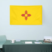 Nieuwe vlag van Mexico (VS-staat) Spandoek (Beurs)