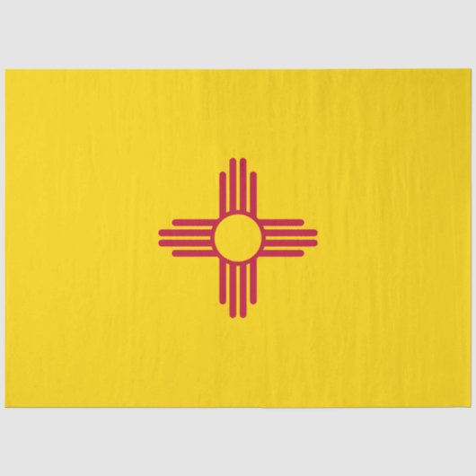 Nieuwe vlag van Mexico (VS-staat) Tissuepapier (Voorkant)