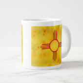 Nieuwe vlag van Mexico-Waterverf Grote Koffiekop (Voorkant rechts)