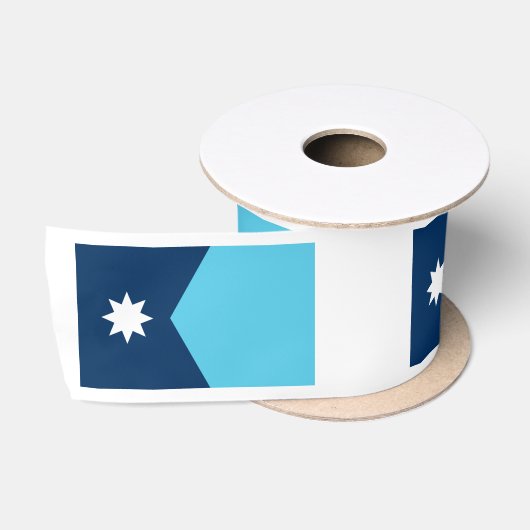 Nieuwe vlag van Minnesota Satijnen Lint (Spoel)