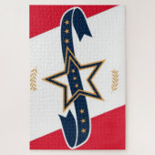 Nieuwe vlag van Montgomery, Alabama Legpuzzel (Verticaal)