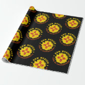 NIEUWE VLAG VAN NEW MEXICO CADEAUPAPIER (Uitgerold)