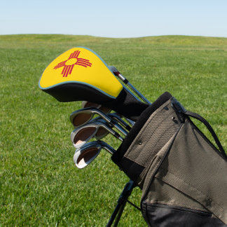 Nieuwe vlag van New Mexico Zia-zon Golfheadcover
