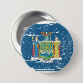  NIEUWE Vlag YORK Ronde Button 7,6 Cm (Voorkant /achterkant)