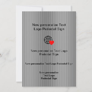 Nieuwe Vlakke Uitnodiging Pas uw aan