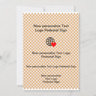 Nieuwe Vlakke Uitnodiging Pas uw aan