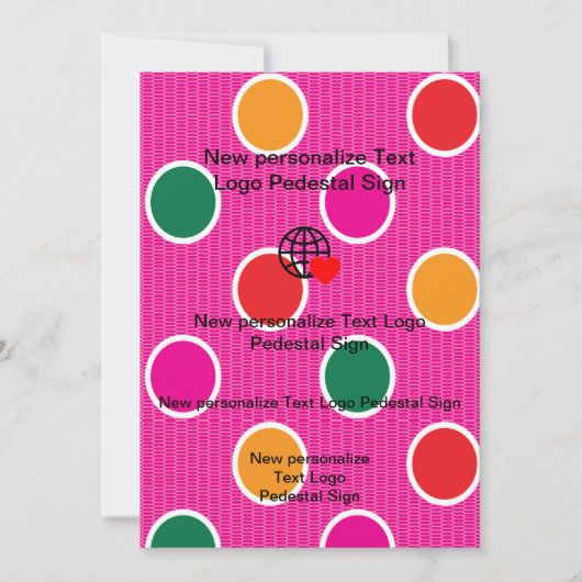 Nieuwe Vlakke Uitnodiging Pas uw aan (Voorkant)