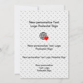 Nieuwe Vlakke Uitnodiging Pas uw aan (Voorkant)