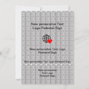 Nieuwe Vlakke Uitnodiging Pas uw aan