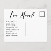 Nieuwe Vloernieuwe Deur Nieuwe Afdeling Aankondigingskaart (Achterkant)