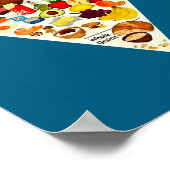 Nieuwe Voedselpiramide Eet Echt Voedsel Poster (Hoek)