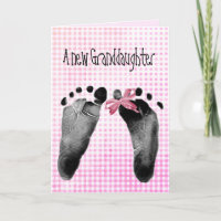 Nieuwe voetafdrukken van kleindochter op Pink Ging