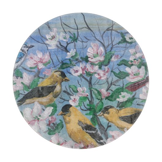 Nieuwe vogelcollectie snijplank (Voorkant)