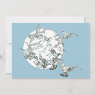  nieuwe vogelstand met volle maan