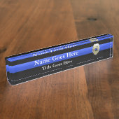 Nieuwe volledig  badge naambordje (Zijkant)