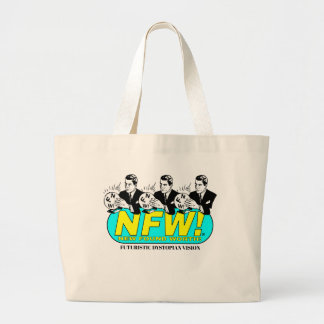 NIEUWE VOND WORTH ''FUTURISTIC DYSTOPIA' Canvas ta Grote Tote Bag